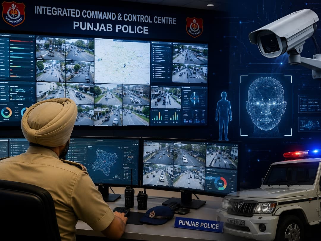 अपराध सुलझाने से लेकर अपराधियों पर नज़र रखने तक — पंजाब पुलिस के लिए आधुनिक हथियार बना ICCC
