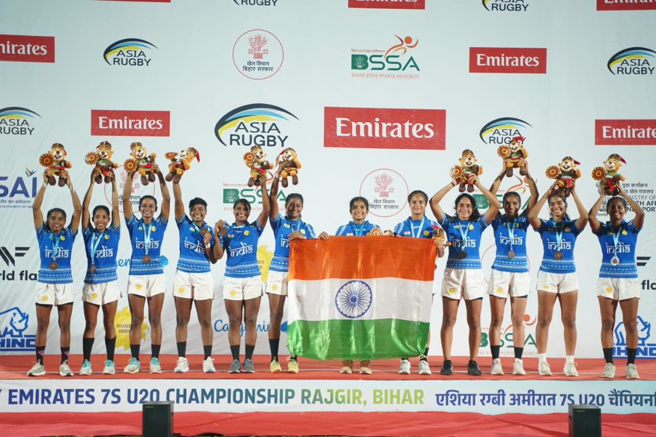 एशिया रग्बी U-20 में भारत की बेटियों का जलवा! उज्बेकिस्तान को हराकर जीता ऐतिहासिक कांस्य पदक