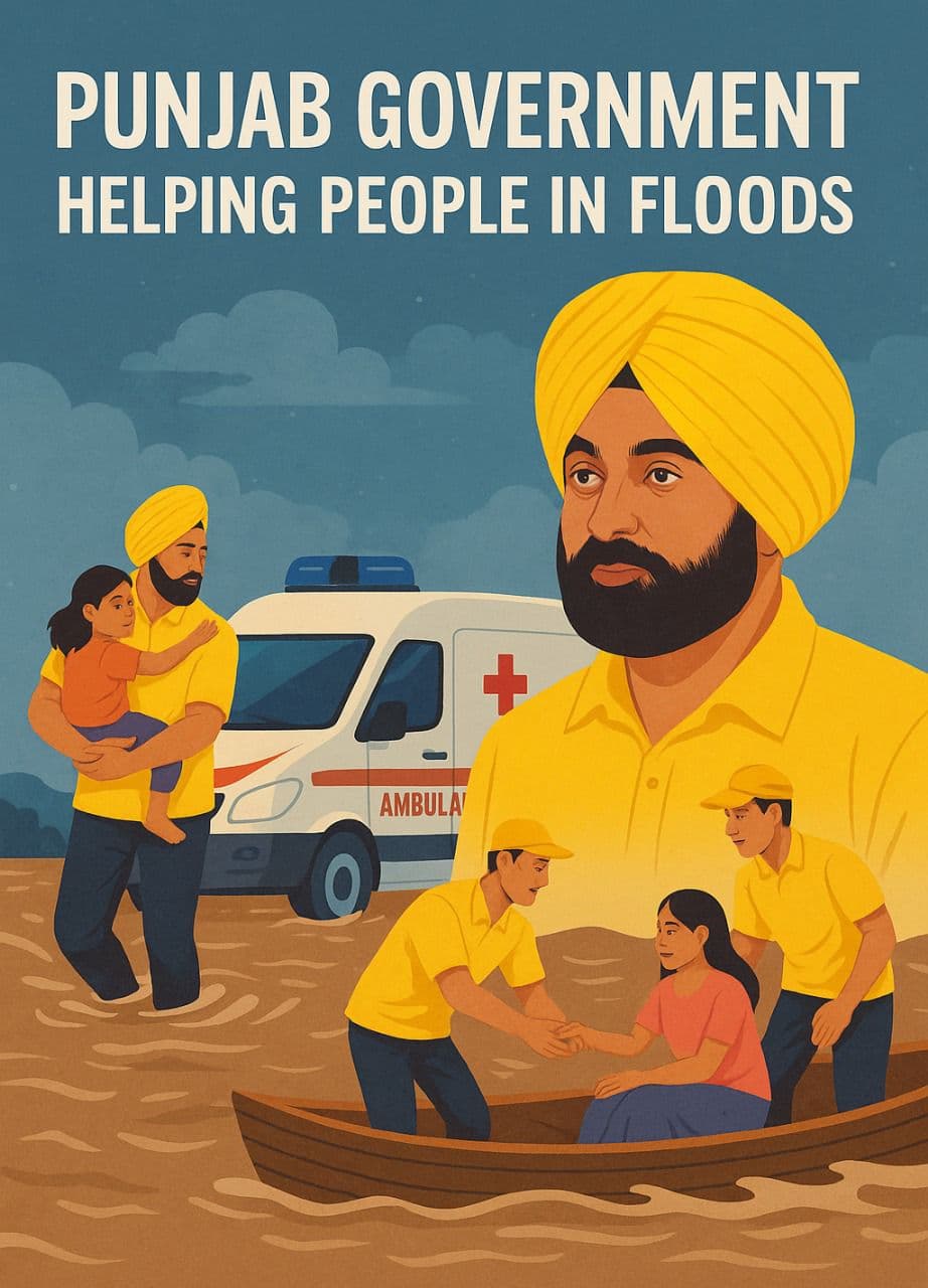 Punjab Flood Relief: 24 घंटे में 13,318 मरीजों का इलाज, 46,243 परिवारों तक पहुँची मदद, मान सरकार की बड़ी मिसाल