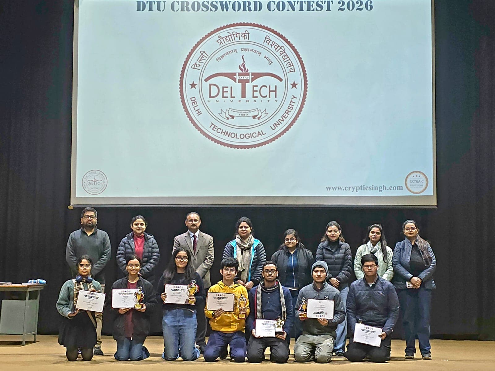 DTU क्रॉसवर्ड प्रतियोगिता 2026: भारी बारिश के बावजूद छात्रों में दिखा जबरदस्त उत्साह