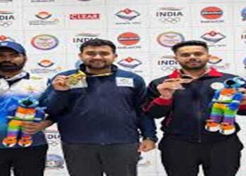 अनीश भानवाला और नर्मदा नितिन राजू ने निशानेबाजी में जीते स्वर्ण पदक