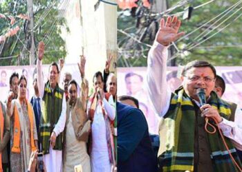 दिल्ली को नयी ऊंचाई पर ले जाने के लिए लोग भाजपा को वोटः धामी