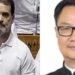 राहुल ने संसद में किया देश का अपमान : रिजिजू