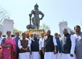 Rajgir Latest News Today: 21 फीट ऊंची सम्राट जरासंध की प्रतिमा का अनावरण, मुख्यमंत्री नीतीश कुमार ने किया नमन