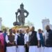 Rajgir Latest News Today: 21 फीट ऊंची सम्राट जरासंध की प्रतिमा का अनावरण, मुख्यमंत्री नीतीश कुमार ने किया नमन