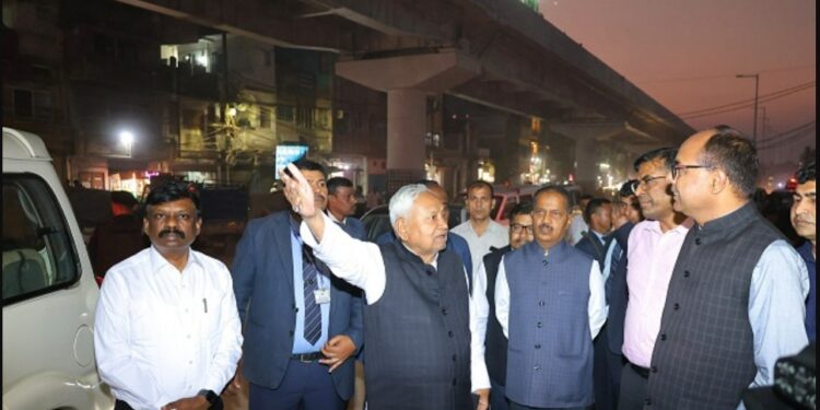 PatnaRoadProject: मुख्यमंत्री नीतीश कुमार ने किया पटना के बड़े प्रोजेक्ट का निरीक्षण – जानें क्या होगा फायदा!