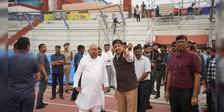  Khelo India Youth Games 2025: नीतीश कुमार पहुंचे स्टेडियम, खिलाड़ियों को दी बड़ी सौगात – ‘खेलो इंडिया 2025’ में दिखेगा बिहार का दम!