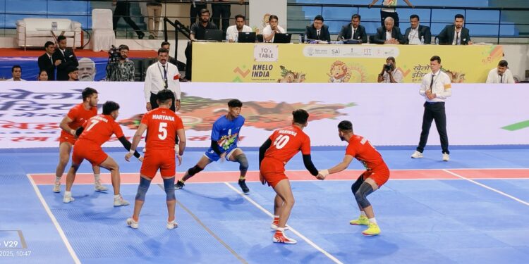 खेलो इंडिया यूथ गेम्स 2025, कबड्डी में हरियाणा और राजस्थान ने मारी बाज़ी, बिहार को मिला कड़ा मुकाबला!