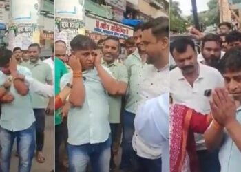 Maharashtra Crime News: “मराठी नहीं बोलूंगा” कहना पड़ा भारी, ऑटो ड्राइवर को MNS-शिवसेना UBT कार्यकर्ताओं ने सरेआम पीटा