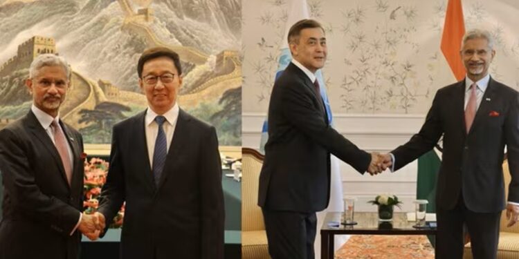 S Jaishankar China Visit: SCO समिट में चीन पहुंचे जयशंकर, रूस-ईरान के विदेश मंत्रियों से की अहम बातचीत; गलवान के बाद पहली चीन यात्रा