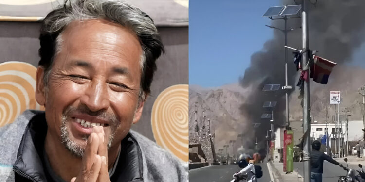 लद्दाख हिंसा और सोनम वांगचुक पर एफसीआरए जांच: जनता की आवाज़ या ‘बलि का बकरा’ राजनीति?