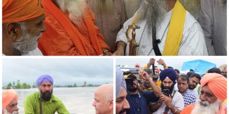 पंजाब बाढ़: संत सीचेवाल ने 3 दिन-3 रात में बनाई विशाल नाव, 300 जानवरों व सैकड़ों परिवारों को बचाया – लोगों ने कहा, ‘हम अकेले नहीं हैं,