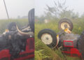 Sonipat Road Accident: तेज रोशनी से ट्रैक्टर पलटा, दो किसानों की दर्दनाक मौत