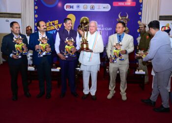 पटना में हुआ हॉकी मेंस जूनियर वर्ल्ड कप 2025 ट्रॉफी का भव्य स्वागत
