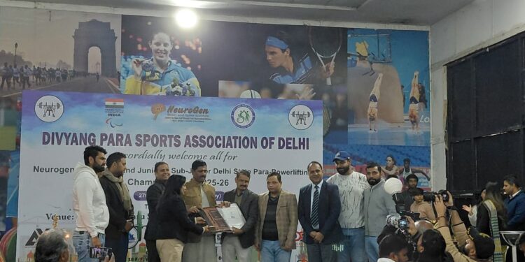 Jawaharlal Nehru Stadium में दिव्यांग सशक्तिकरण की ऐतिहासिक पहल, खेल विकास को मिला संस्थागत समर्थन