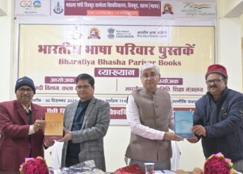 साल के अंत में ग्रामोदय विश्वविद्यालय में भारतीय भाषाओं पर विशेष आयोजन, भारतीय भाषाएं जोड़ने का काम करती हैं : प्रो. आलोक चौबे