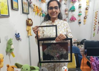 पारंपरिक साँझी कला को संजोतीं बहादुरगढ़ की हुनरबाज़ बिटिया – साक्षी गर्ग!