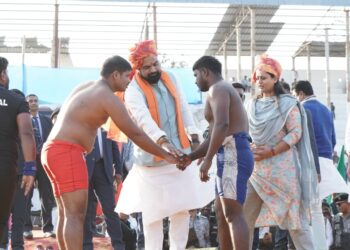 जमुई में ‘माटी का बल’ दंगल का शुभारंभ: उप मुख्यमंत्री सम्राट चौधरी ने किया उद्घाटन