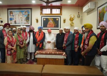 श्री गुरु रविदास बाणी अध्ययन केंद्र के लिए पंजाब सरकार ने 10.50 एकड़ भूमि का कब्जा लिया: हरपाल सिंह चीमा