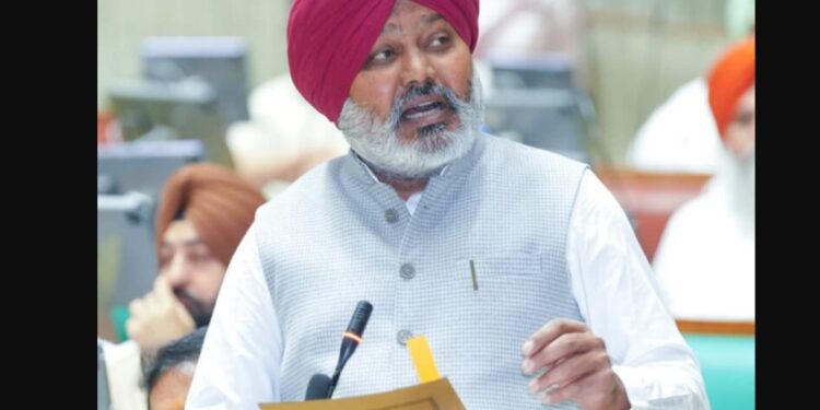 बाबू कांशी राम जी के लिए भारत रत्न की मांग वाला वित्त मंत्री हरपाल सिंह चीमा द्वारा पेश प्रस्ताव विधानसभा द्वारा सर्वसम्मति से पारित