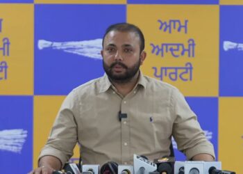 आप यूथ विंग पूरे पंजाब के हर गांव और वार्ड में विंग ‘शानदार 4 साल, भगवंत मान दे नाल’ मुहिम चलाएगा: परमिंदर सिंह गोल्डी