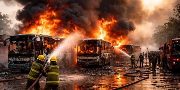 नोएडा फैक्ट्री में भीषण आग, 240 कर्मचारी थे अंदर; 26 झुलसे, दमकल की 25 गाड़ियों ने पाया काबू