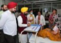 मुख्यमंत्री भगवंत सिंह मान द्वारा बठिंडा के एडवांस्ड कैंसर इंस्टीट्यूट का अचानक दौरा, सुविधाओं और मरीजों की देखभाल का जायजा लिया