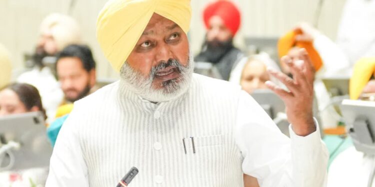 भगवंत मान सरकार बेअदबी के खिलाफ लाई सबसे सख्त कानून, इंसाफ सुनिश्चित करने के लिए उम्रकैद और 25 लाख रुपये का जुर्माना: हरपाल सिंह चीमा