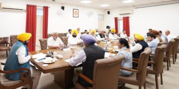 मुख्यमंत्री भगवंत सिंह मान की अगुवाई में मंत्रीमंडल द्वारा दरियाओं, चोओं और सेम नालों से गाद निकालने के लिए हरी झंडी