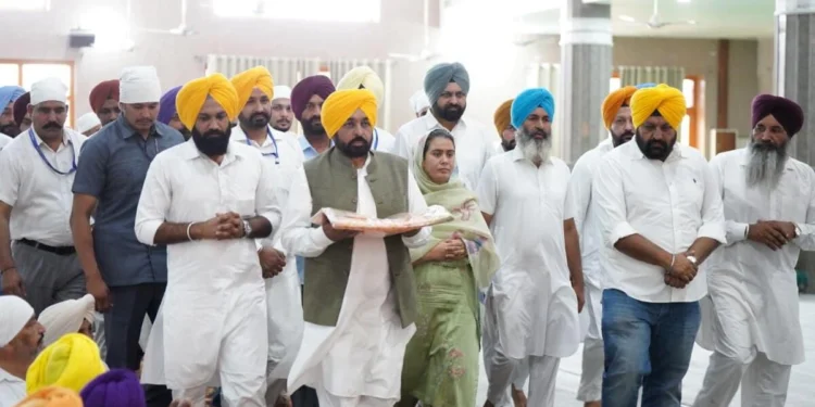 पंजाब के मुख्यमंत्री भगवंत सिंह मान ने गुरुद्वारा जोतीसर साहिब में माथा टेका, बेअदबी के खिलाफ सख्त कानून बनाने का बल बख्शने के लिए ईश्वर का शुक्रिया अदा किया