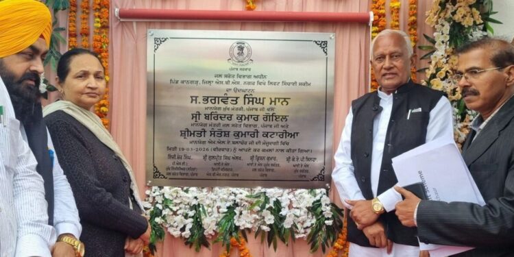 काठगढ़ लिफ्ट सिंचाई योजना से पहली बार नहरी पानी पहुंचा बलाचौर के कंडी इलाके तक, सूखे से मिली राहत