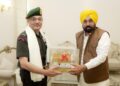 मुख्यमंत्री भगवंत सिंह मान ने पश्चिमी कमान के आर्मी कमांडर के साथ सीमावर्ती सुरक्षा, राहत कार्यों और ऑपरेशनल तैयारियों के बारे में विचार-विमर्श किया