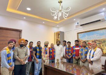 पंजाब: कबड्डी के ‘चीता’ किंदा बिहारीपुरिया आम आदमी पार्टी में शामिल, कई इंटरनेशनल खिलाड़ी और कमेंटेटर भी साथ आए