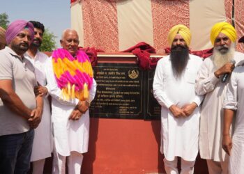जल संसाधन मंत्री बरिंदर कुमार गोयल द्वारा 13 करोड़ रुपये की सिंचाई परियोजनाओं का शुभारंभ, करीब 3832 एकड़ कृषि योग्य क्षेत्र को पहली बार मिलेगा नहरी पानी