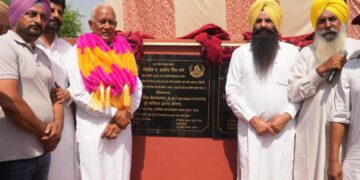 जल संसाधन मंत्री बरिंदर कुमार गोयल द्वारा 13 करोड़ रुपये की सिंचाई परियोजनाओं का शुभारंभ, करीब 3832 एकड़ कृषि योग्य क्षेत्र को पहली बार मिलेगा नहरी पानी