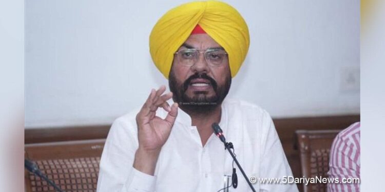 शहीद जसवंत सिंह खालरा पर बनी फिल्म ‘सतलज’ को ओटीटी से हटाना बोलने की आज़ादी पर क्रूर हमला है, इसके पीछे कांग्रेस-भाजपा का नापाक गठबंधन: कुलदीप सिंह धालीवाल